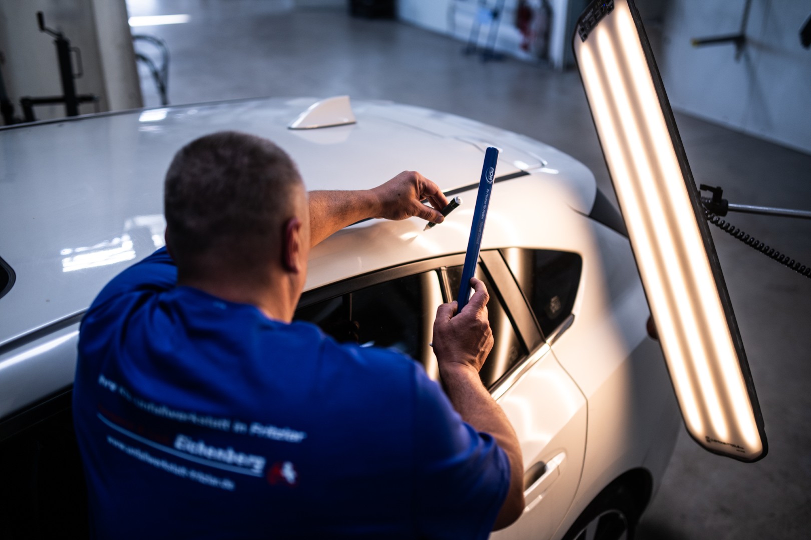 Dellendoktor bei der Arbeit
